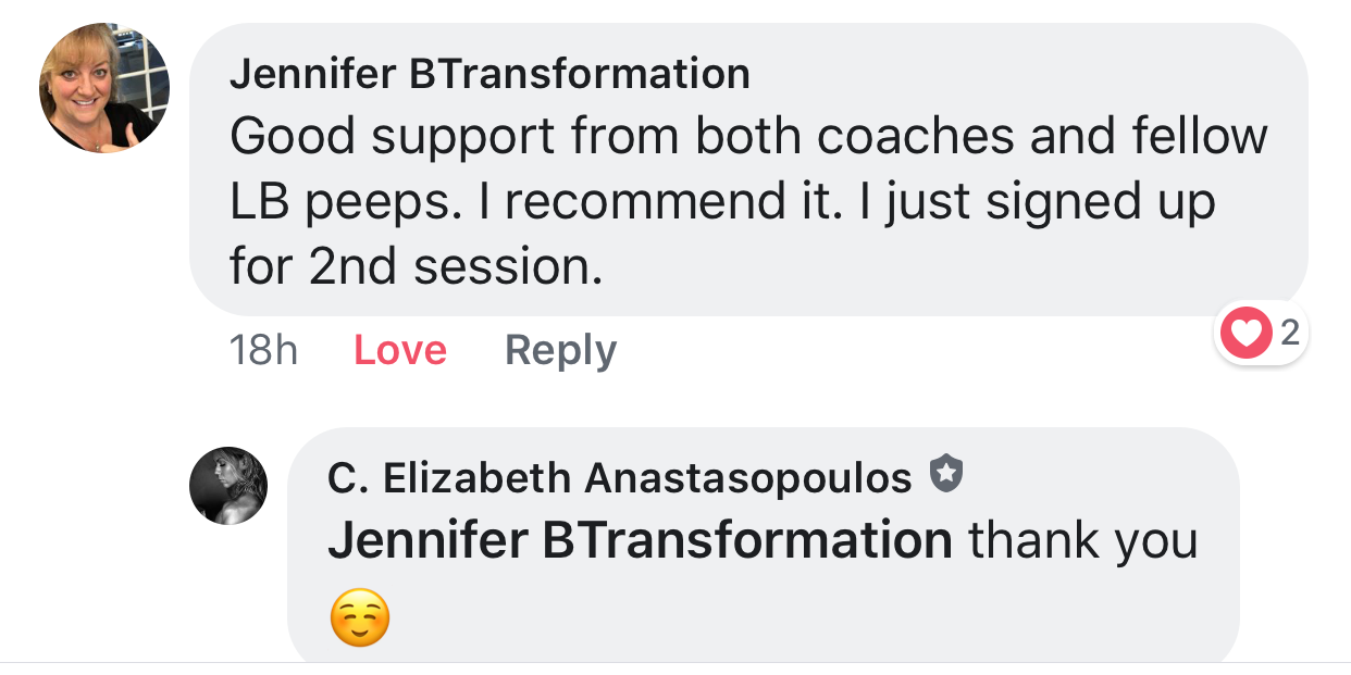 Jennifer BTransformation